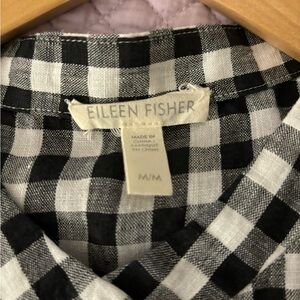 Linen blend top. Could be worn as tunic or beach coverup.